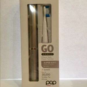 Pop Sonic GO Sonic Power Toothbrush Silver